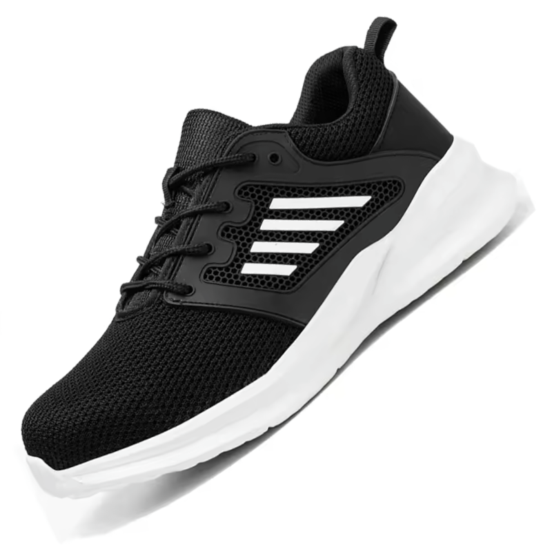 Averin mesh trainers in black