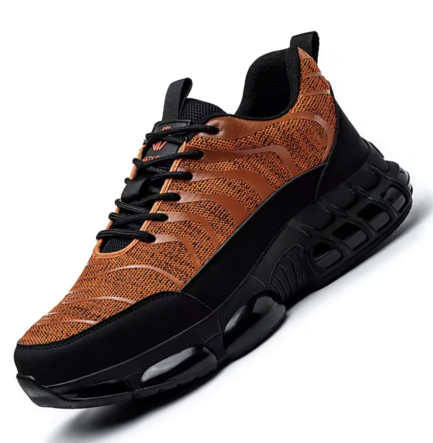 Torvale panel trainers in orange