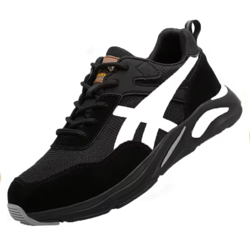 Calderin retro trainers in black