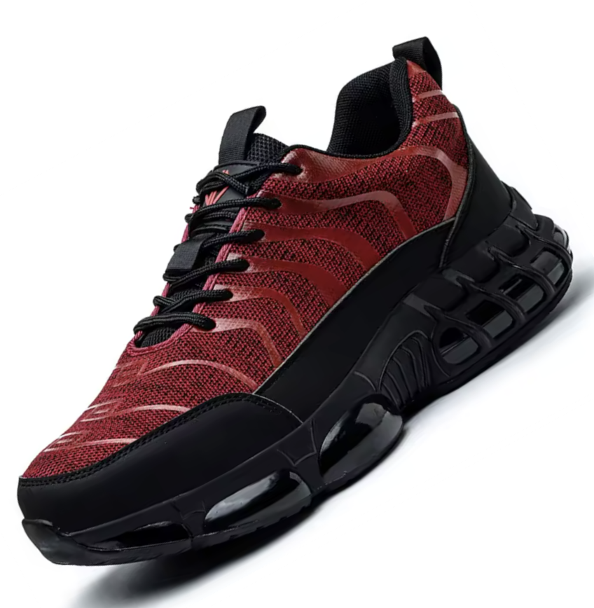 Torvale panel trainers in red